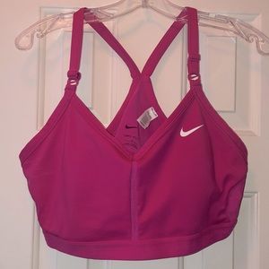 NEW Nike Dri-Fit Hot Pink Workout Bra for Women - Plus Sizs
